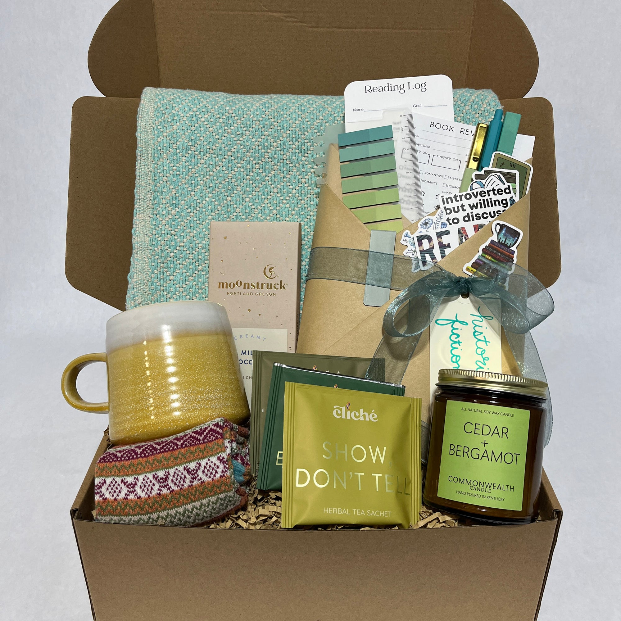 SeaGlass Green Blind Date With A Book Gift Box