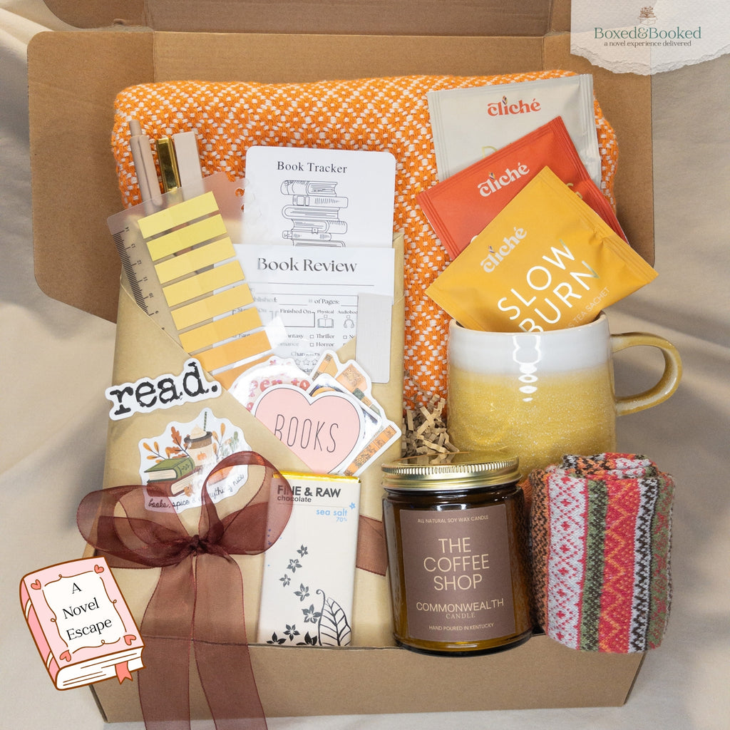 Autumn Orange Blind Date With A Book Gift Box