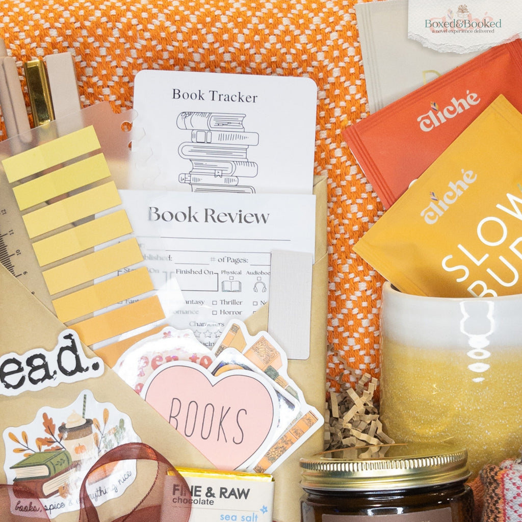 Autumn Orange Blind Date With A Book Gift Box