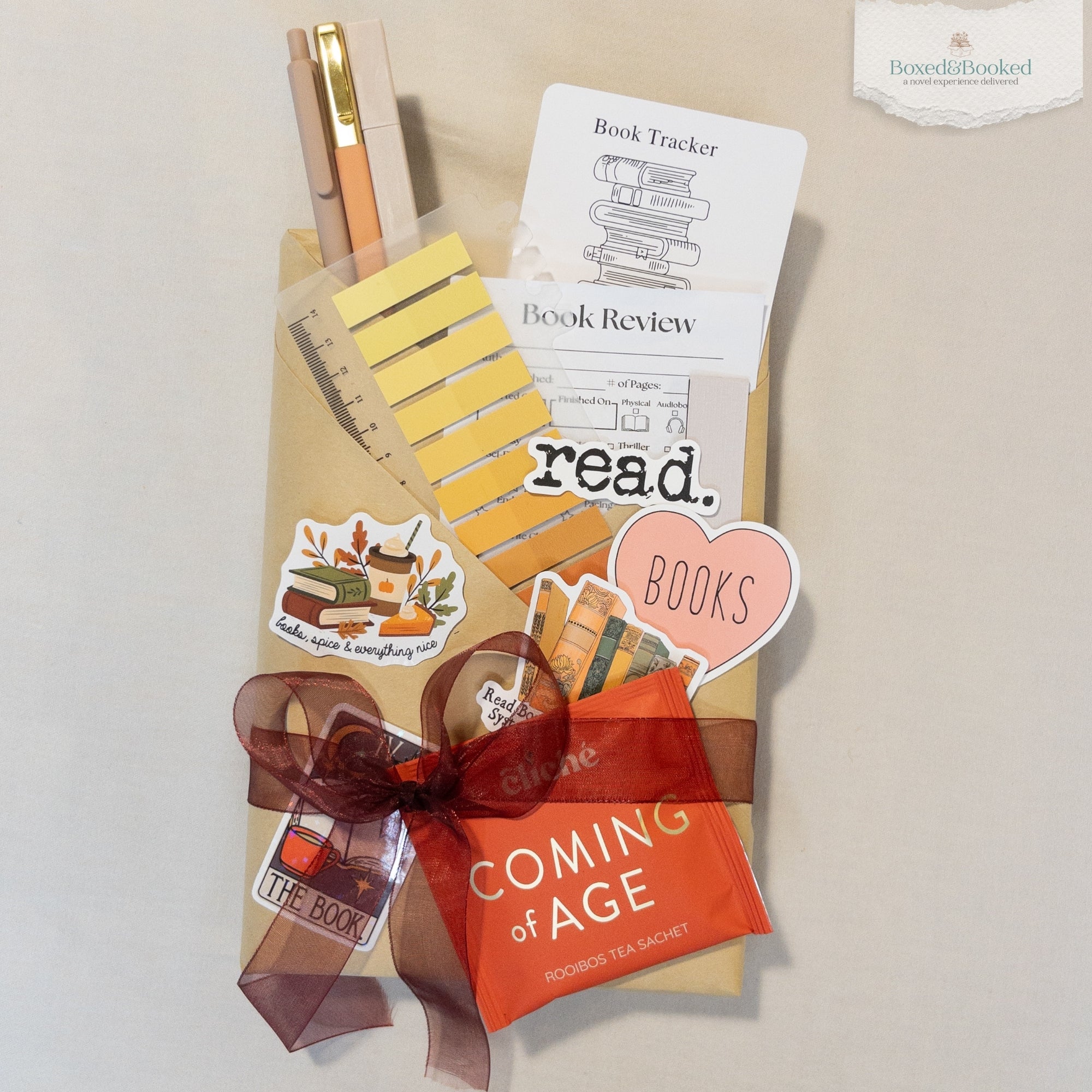 Autumn Orange Blind Date with a Book