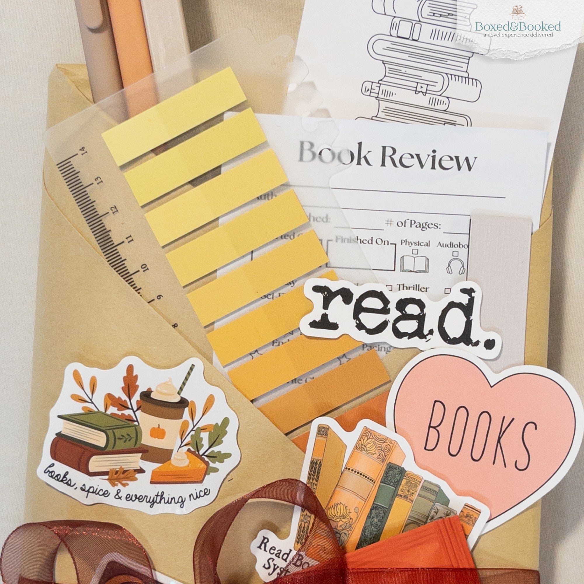 Autumn Orange Blind Date with a Book