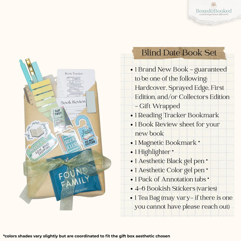 Sea Glass Green Blind Date with a Book