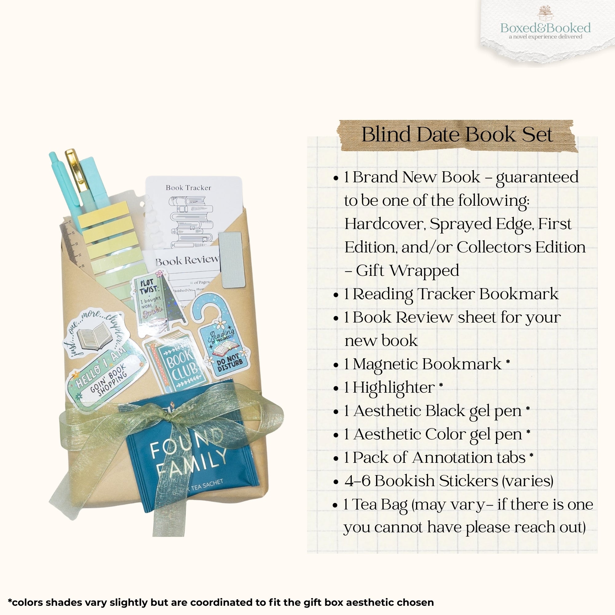 Sea Glass Green Blind Date with a Book