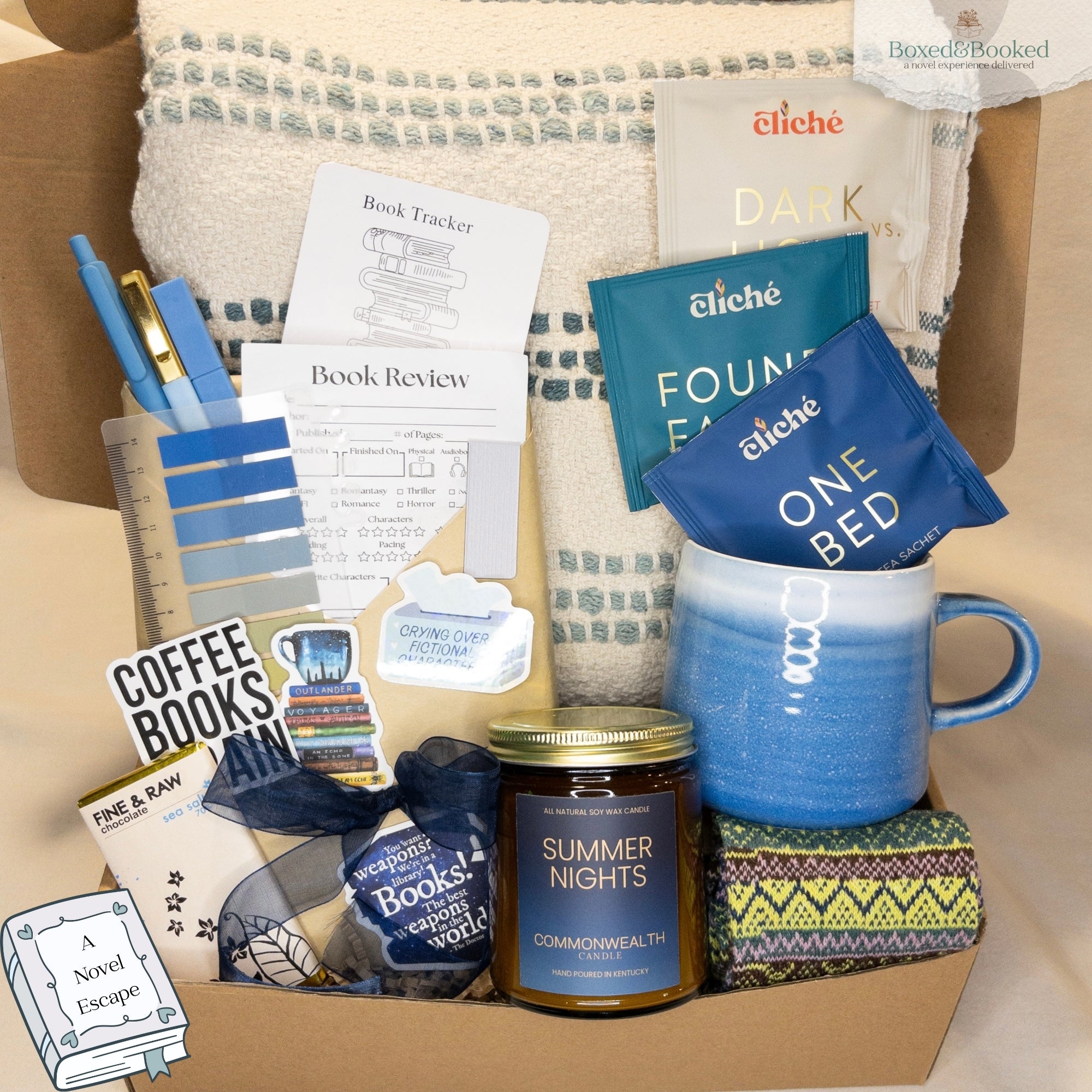 Ocean Blue Blind Date With A Book Gift Box