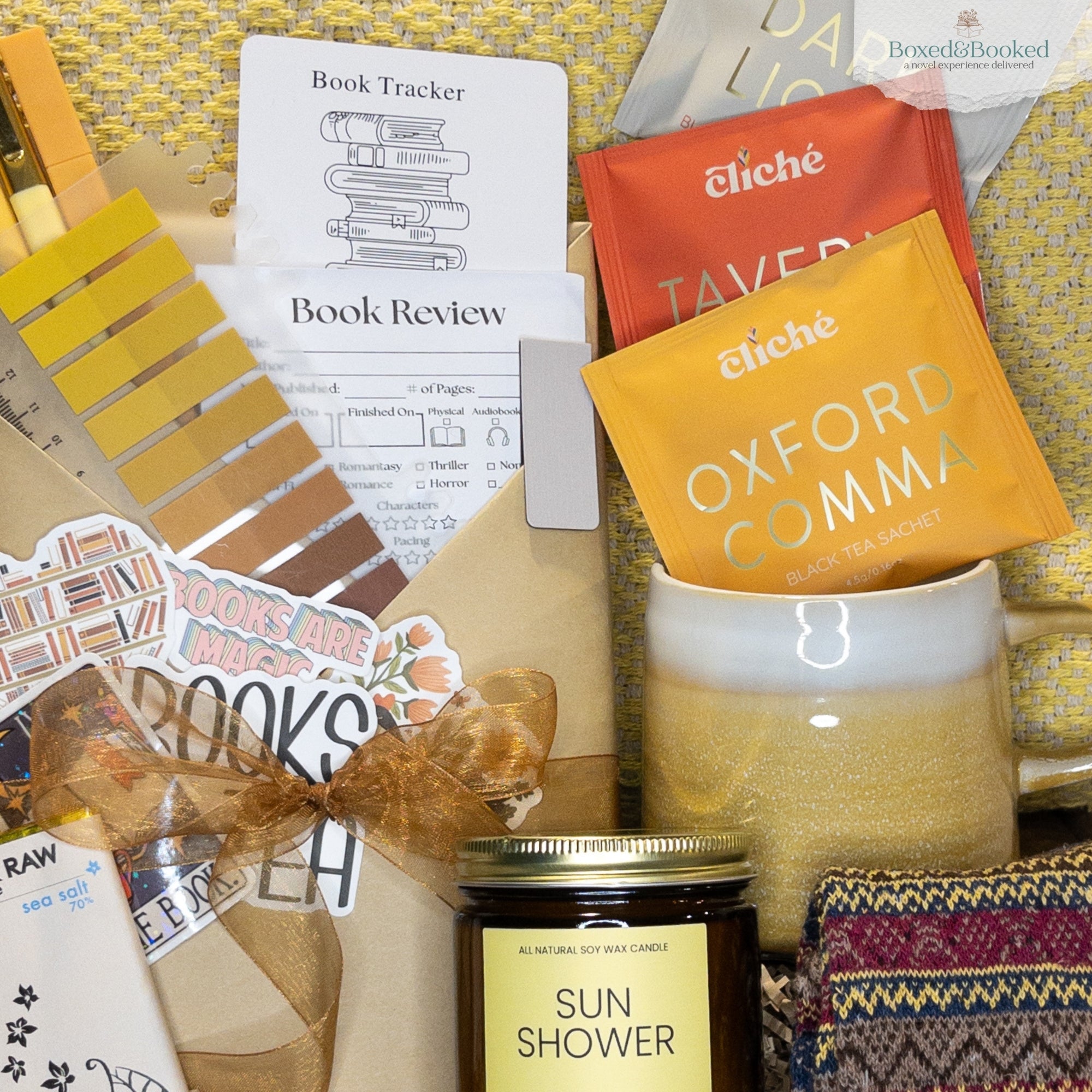 Sunflower Yellow Blind Date With A Book Gift Box